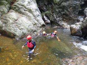 Gorge Scrambling with Anglesey Adventures