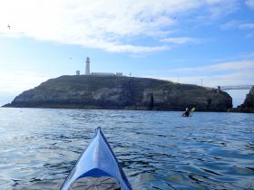 Sea Kayaking to the Stacks, Anglesey