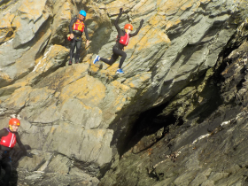 Coasteering with Anglesey Adventures