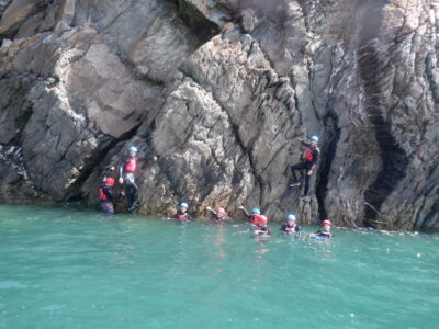 Coasteering scramble