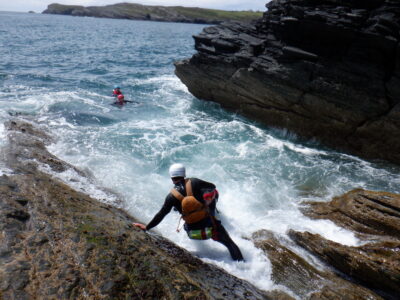 Coasteering on Anglesey