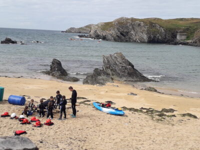 Raft building launch